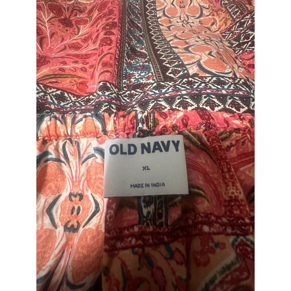 Old Navy Waist Defined Cami Midi Dress , XL boho floral beachy lightweight - Picture 11 of 11